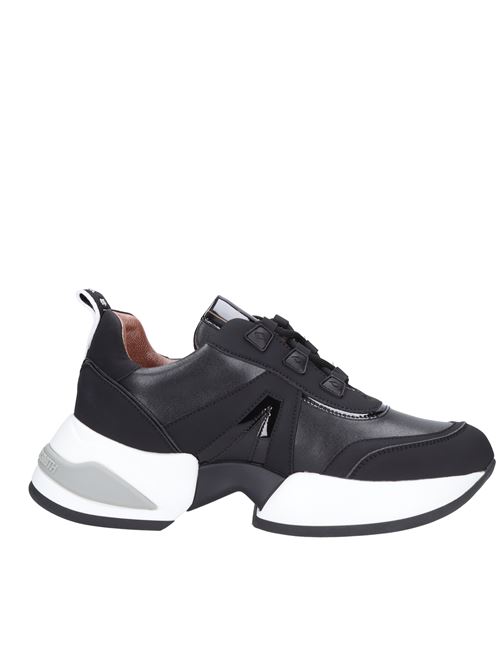 Faux leather and fabric trainers ALEXANDER SMITH | M1D 54BLK MARBLENERO